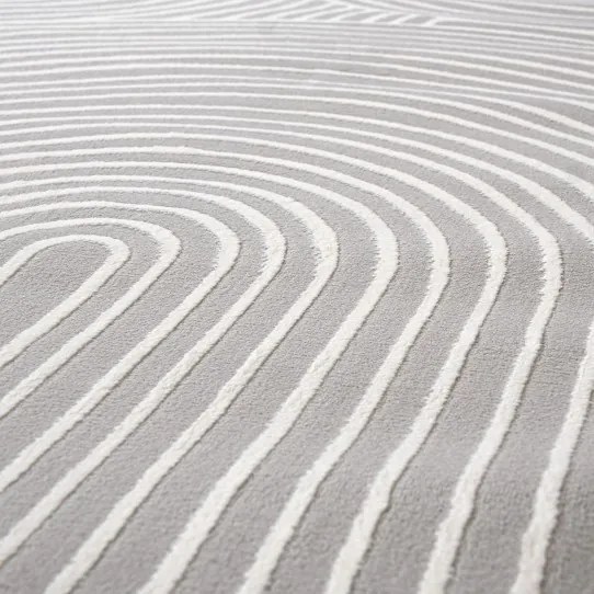 Koberec ELLEN NG89A sivý / biely