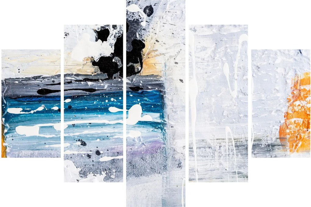 Obraz - Abstraktné ťahy (150x105 cm)