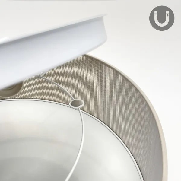 Stropné svietidlo SIRJA 1xE27/15W/230V priemer 35 cm béžové