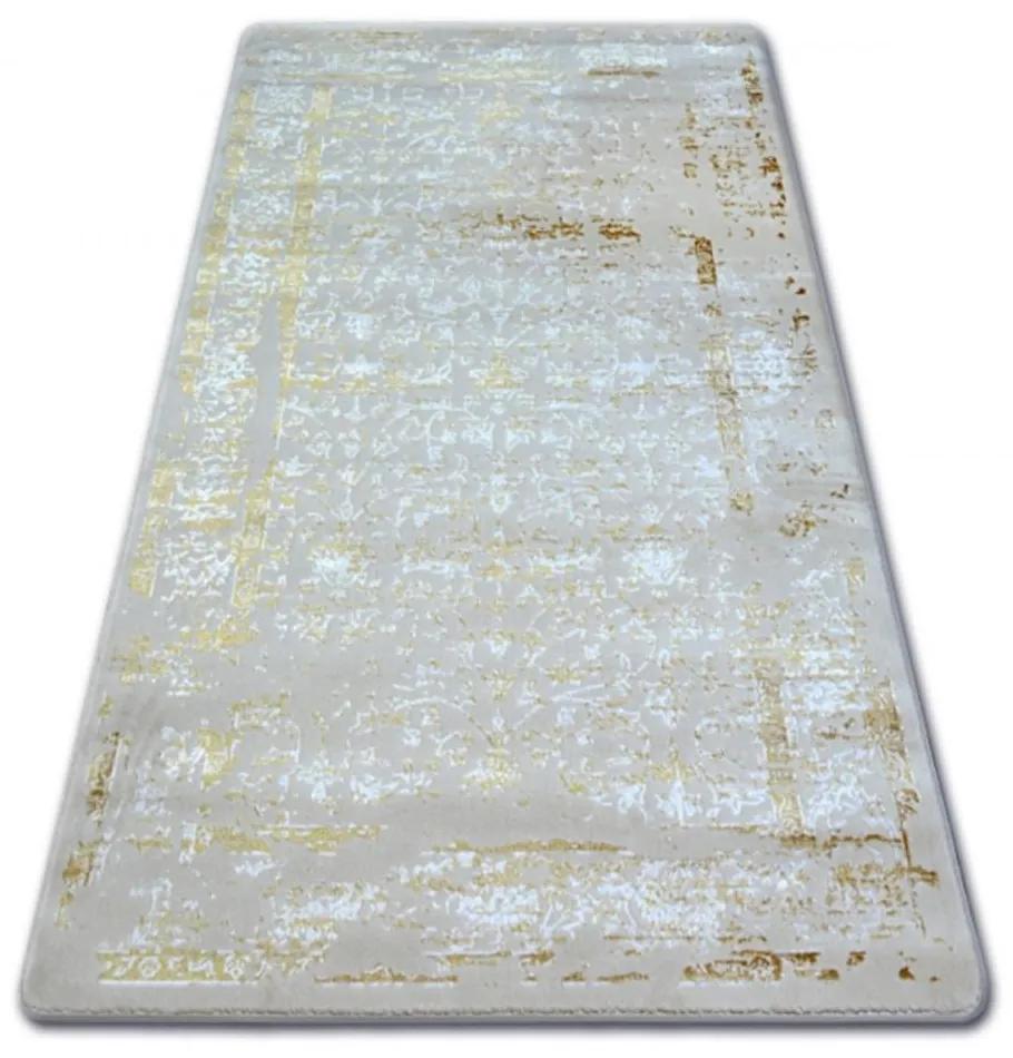 Luxusný kusový koberec akryl Icon žltý 80x150cm