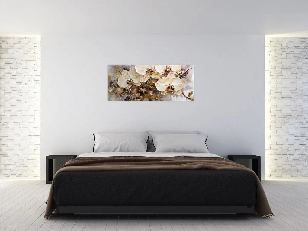 Obraz - Orchidey (120x50 cm)
