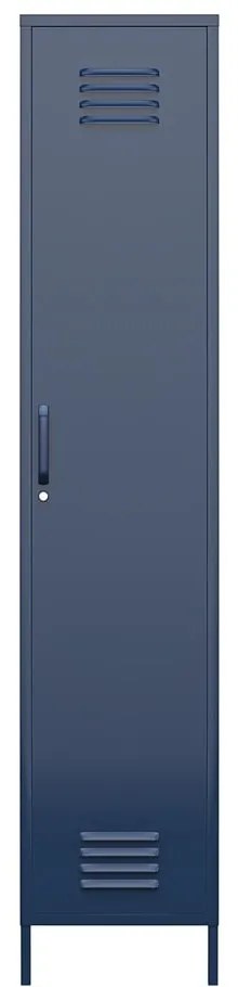 Modrá kovová skrinka 38x185 cm Bradford - Queer Eye