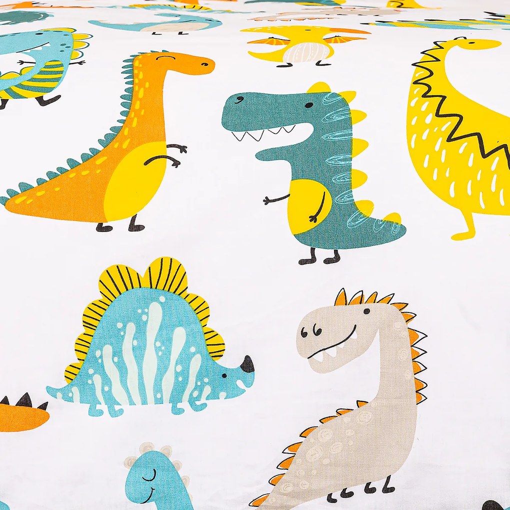 4Home Detské bavlnené obliečky Little dino, 140 x 200 cm, 70 x 90 cm, 140 x 200 cm, 70 x 90 cm