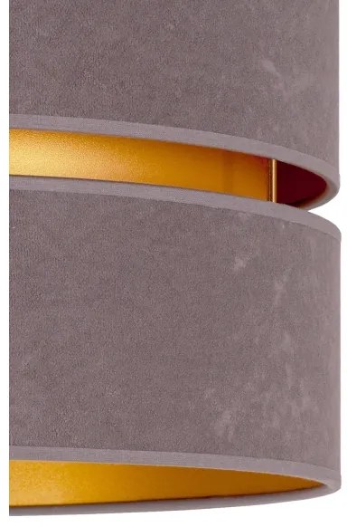 Duolla - Luster na lanku DUO 1xE27/15W/230V pr. 40 cm šedá