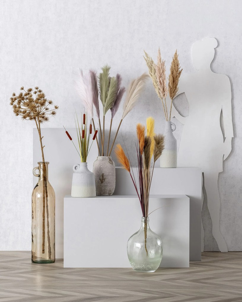 Vetvička trávy pampas 91cm pink