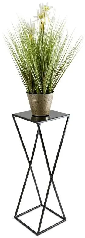 Stojan na kvety Espiral 70 cm čierny