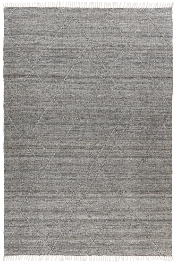 Ručne tkaný kusový koberec My Dakar 365 grey – na von aj na doma, 80x150, šedá, chodba / predsieň, Obsession