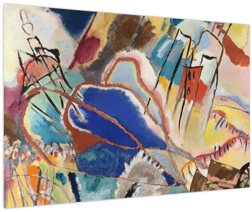 Obraz -  Vasily Kandinsky, Improvisation No. 30 (Cannons), reprodukcia (90x60 cm)