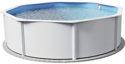 Nadzemný bazén biely Planet Pool Vision-Pool Classic Solo Ø 550 x 120 cm so skimmerom