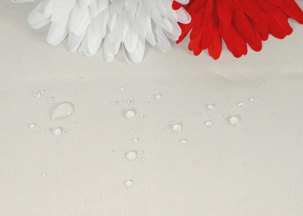 Polyratanová záhradná lavica Halden - melírovaná hnedá, vankúš krémová