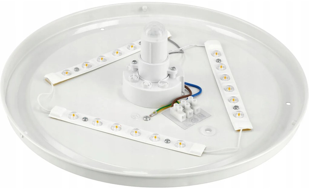 BERGE Stropný panel LED 24W CLIO, okrúhly, s pohybovým a súmrakovým senzorom