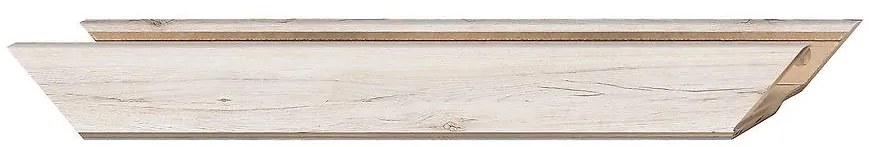 Horná časť regulovanej zárubne 80 95-114 dub snežný