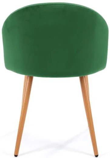 Jedálenská stolička SJ.075 fľaškovo zelená