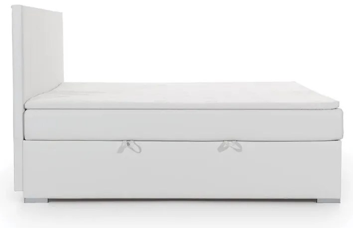 Posteľ Boxspring Boleria 200x180, fialová (látka - bb 08)