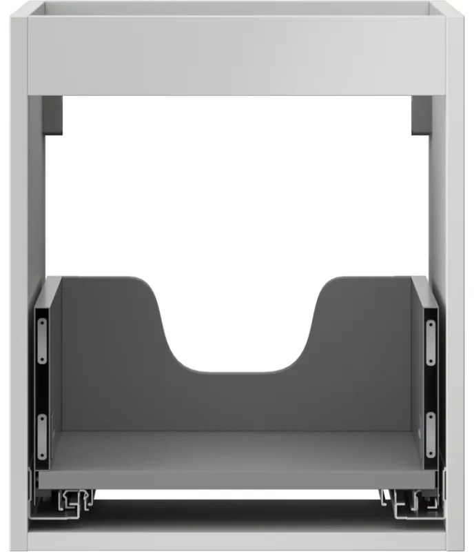 Mexen Box-A, závesná skrinka 40 cm, 1 zásuvka, sivá matná, 91AX0-0400-470-1-62