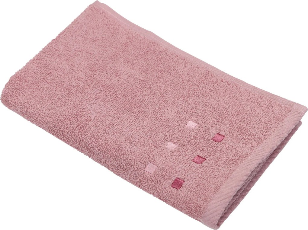 XXXLutz UTERÁK PRE HOSTÍ, 30/50 cm, staroružová Esposa - Kúpeľňový textil - 004893002829