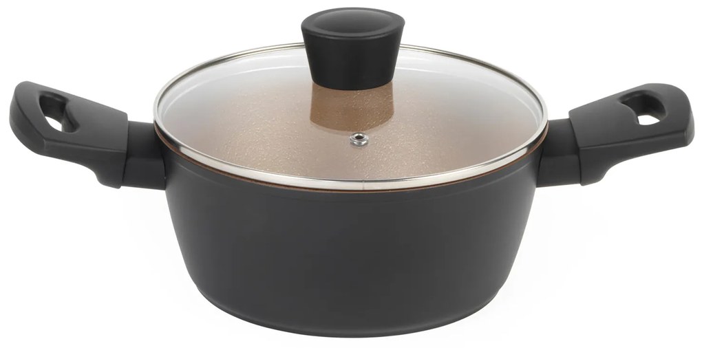 Russell Hobbs Hliníkový hrniec Opulence, čierny/zlatý (20 cm) (100350903)