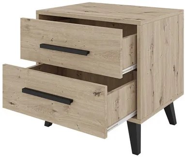 Nočný stolík Keiko  (dub artisan). Vlastná spoľahlivá doprava až k Vám domov. 1122387
