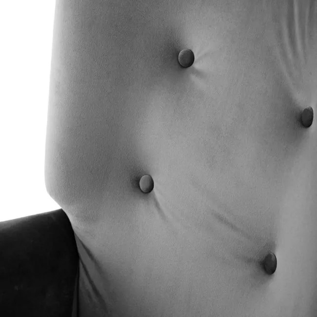 Hojdacie kreslo B2 MOSS PLUS 2v1 zamatovo sivé 890050