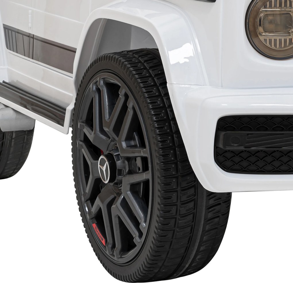 Ramiz Mercedes AMG G63 pre deti biely + diaľkové ovládanie