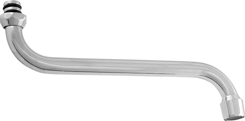 Kuchinox Kuchinox, výtokové rameno typ S pre batériu, Ø16 mm, dĺžka 11 cm, chrómová, LAV-CWS_072D