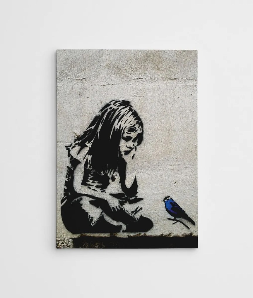 Obraz na plátne Vták volajúci WY49 70x100 cm