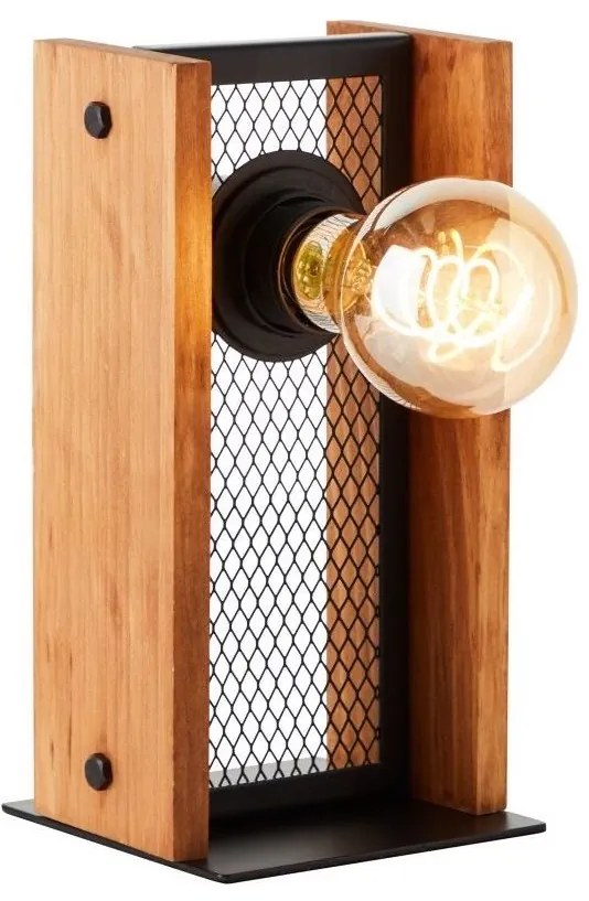 Brilliant - Stolná lampa CALANDRA 1xE27/42W/230V borovica
