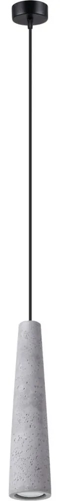 Sollux SL.1347 - Luster na lanku ELECTRA 1xGU10/10W/230V betón/šedá