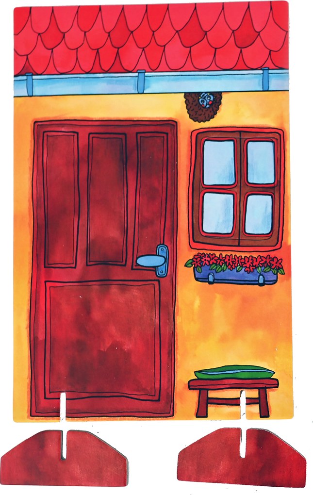 MARIONETINO – Domček s okienkom – kulisa k bábkovému divadlu