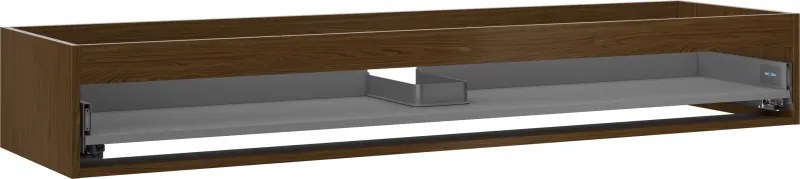 Mexen Box-A, závesná skrinka 160 cm, 1 zásuvka, orech, 91AX0-1600-235-1-86