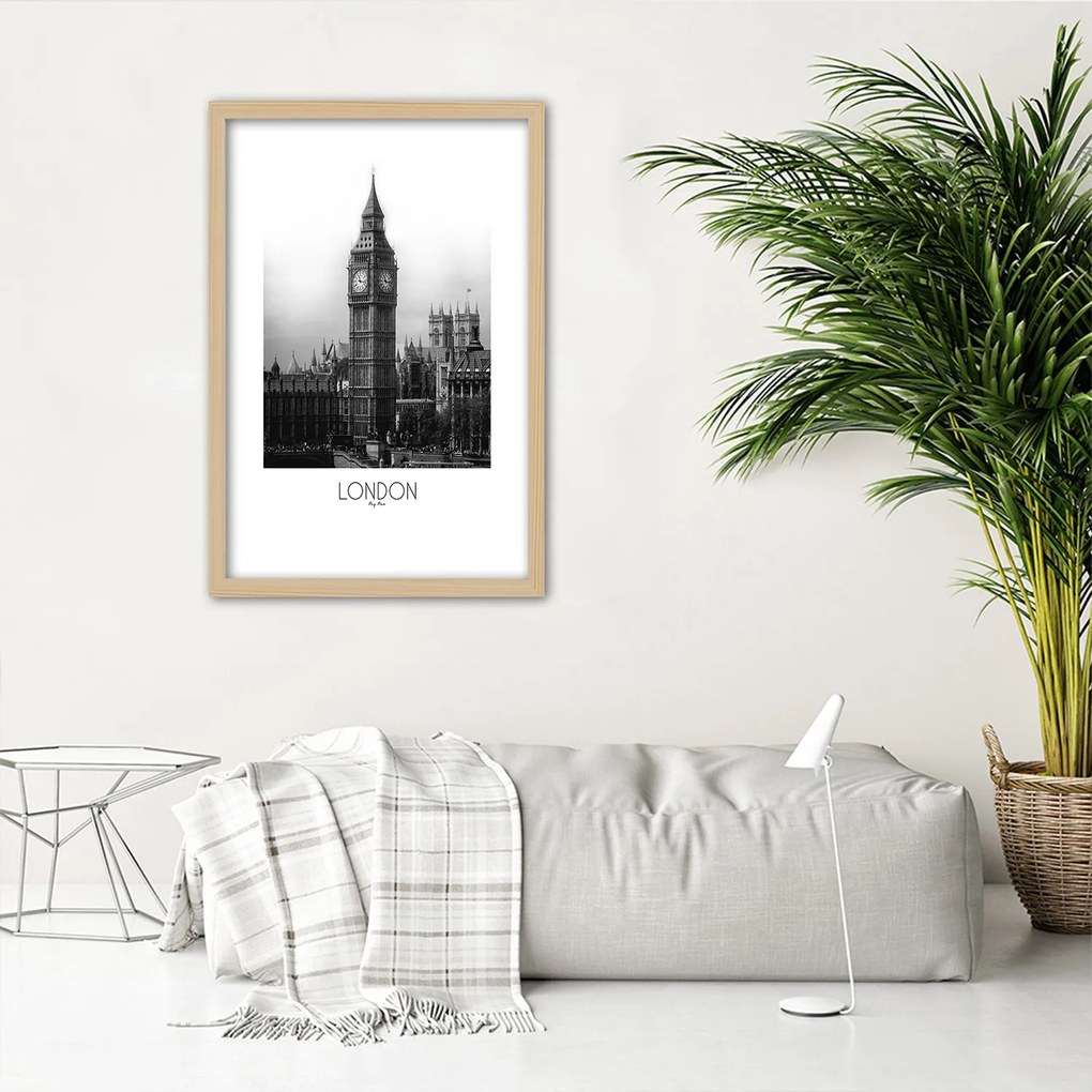 Gario Plagát Legendárny Big Ben Farba rámu: Bez rámu, Rozmery: 30 x 45 cm