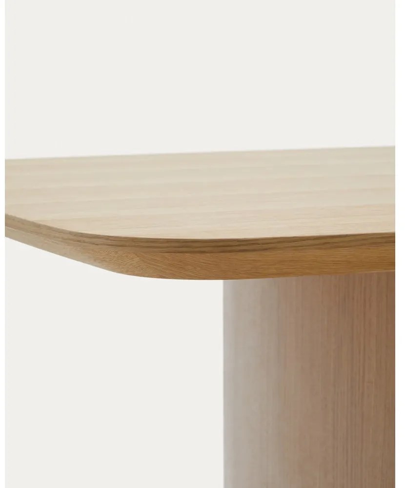 Jedálenský stôl v dekore duba v prírodnej farbe 100x200 cm Litto – Kave Home