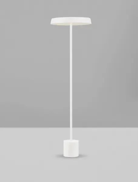 LED bielo-čierna stojaca lampa Vetro