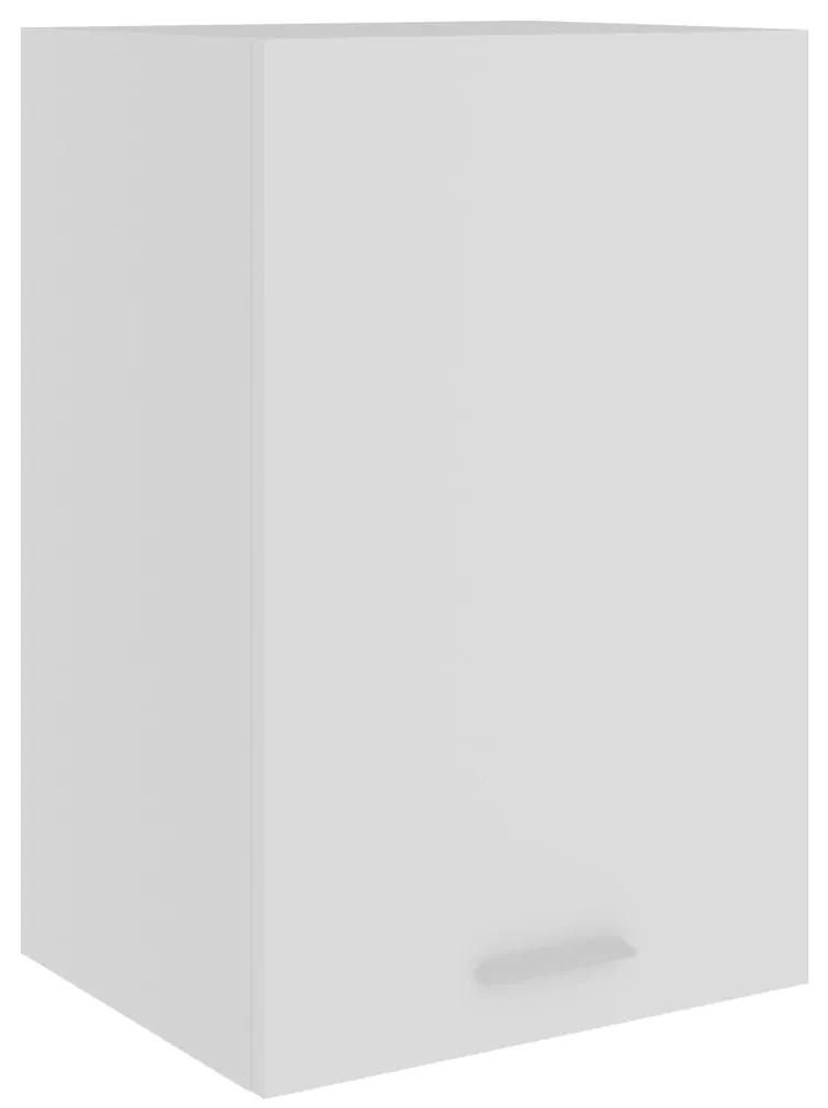 vidaXL Závesná skrinka, biela 39,5x31x60 cm, drevotrieska