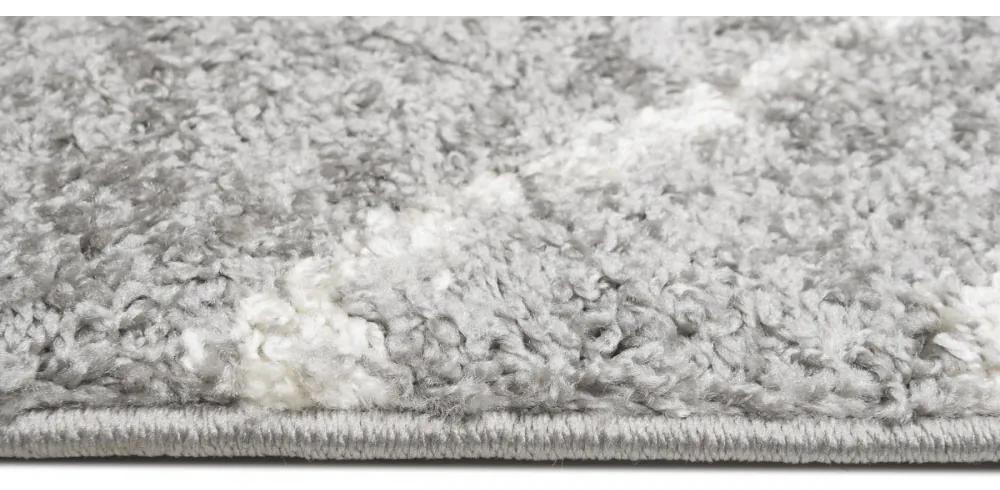 Kusový koberec shaggy Prim šedý 300x400cm