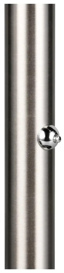 Čierna/v striebornej farbe LED stojacia lampa (výška 145 cm) Fiore – Trio Select