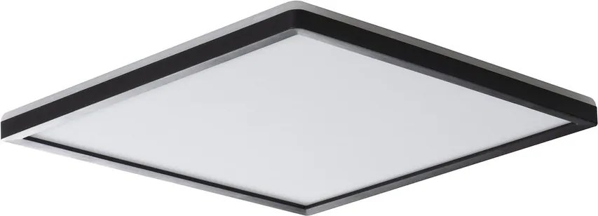 KANLUX KANLUX, AZPO stropné LED svietidlo, 420x420mm, 22W, 3000/4000/6000K, IP54, čierna matná, 31535