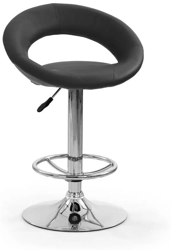 Halmar Barová stolička H-15, čierna