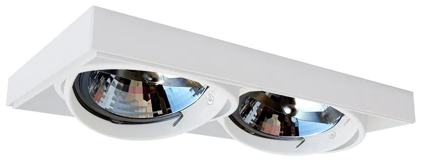 Zuma Line 94364-WH - Podhľadové svietidlo ONEON 2xGU10-AR111/15W/230V biela ZL0168