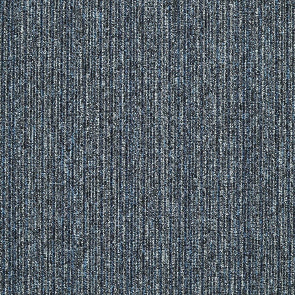 Balta, Kobercový štvorec Sonar Lines 4183 modrošedý 50 x 50 cm, chodba / predsieň