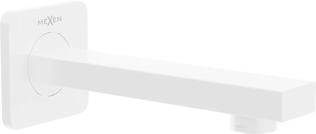 Mexen CUBE, podomietkové vaňové rameno 16cm, biela, 79370-20