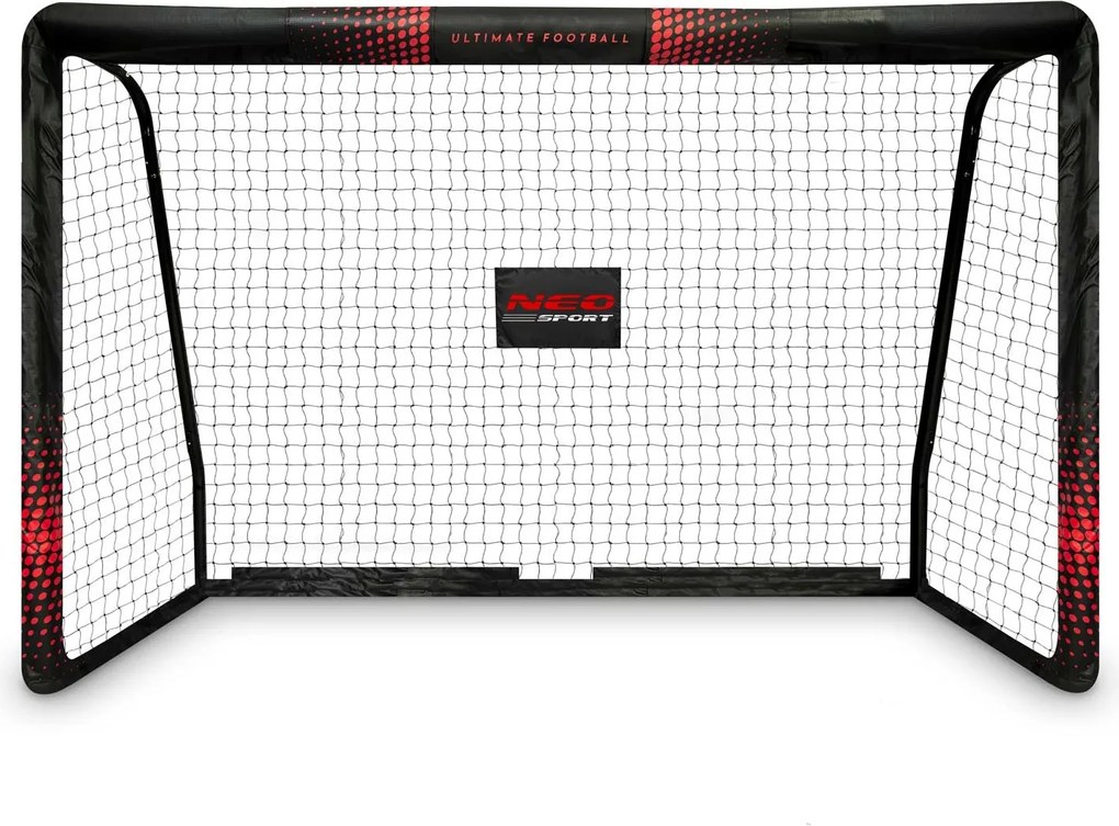 Neo-Sport Futbalová bránka 180 x 120 x 60 cm NS-463 čierno-červená