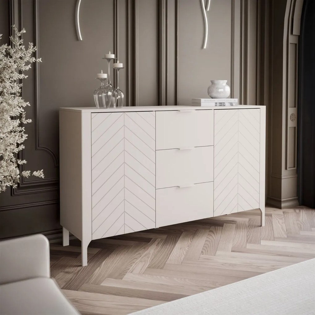 KOMODA SALOME SO ŠUPLÍKMI KAŠMÍR 153 cm