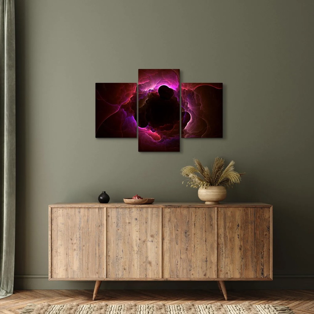 Obraz - abstrakcie mraku (90x60 cm)