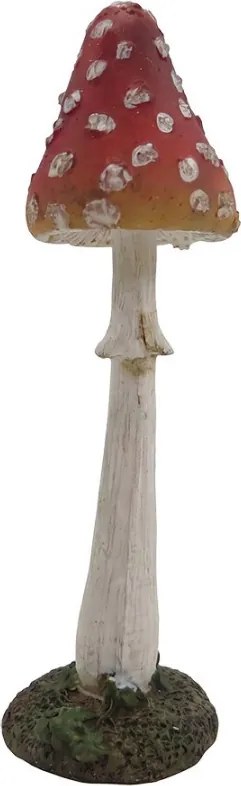 Dekoratívna figúrka muchotrávka - Ø 4*13 cm