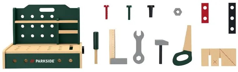 lupilu®  Drevený pracovný stolík (drevený pracovný stôl)  (100394304)