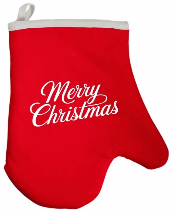 Vianočná kuchynská rukavica Merrymas EMI, sivá