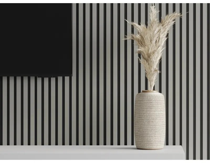 Mexen Lam-B, stenové lamely 275 × 31,5 cm, HDF doska 4 mm, sivá matná, S100-275317-2812-052