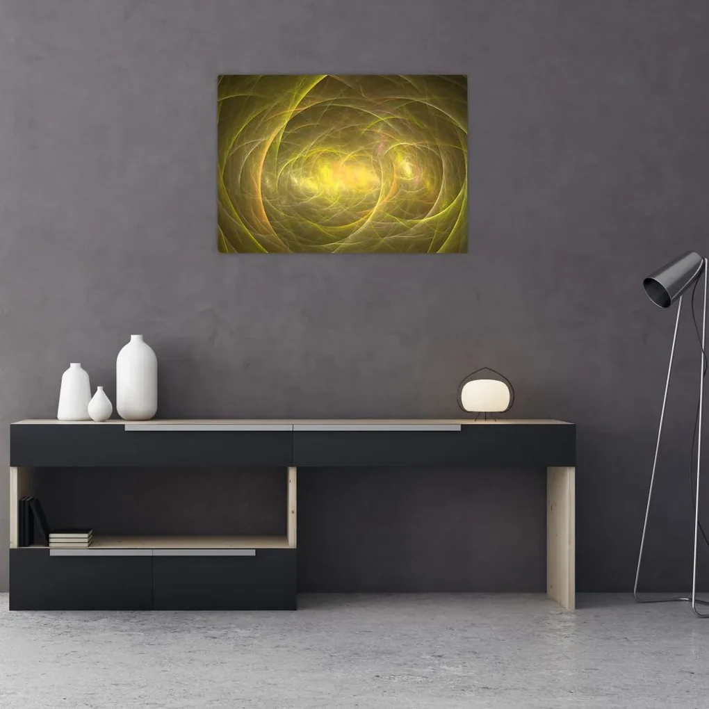 Moderný abstraktný sklenený obraz (70x50 cm)