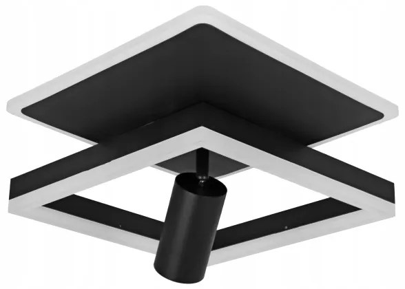 LED stropné svietidlo LED/38W/230V + 1xGU10/30W čierne